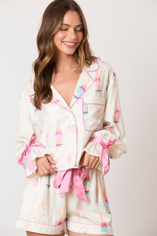 Ring and Champagne Pajama Set