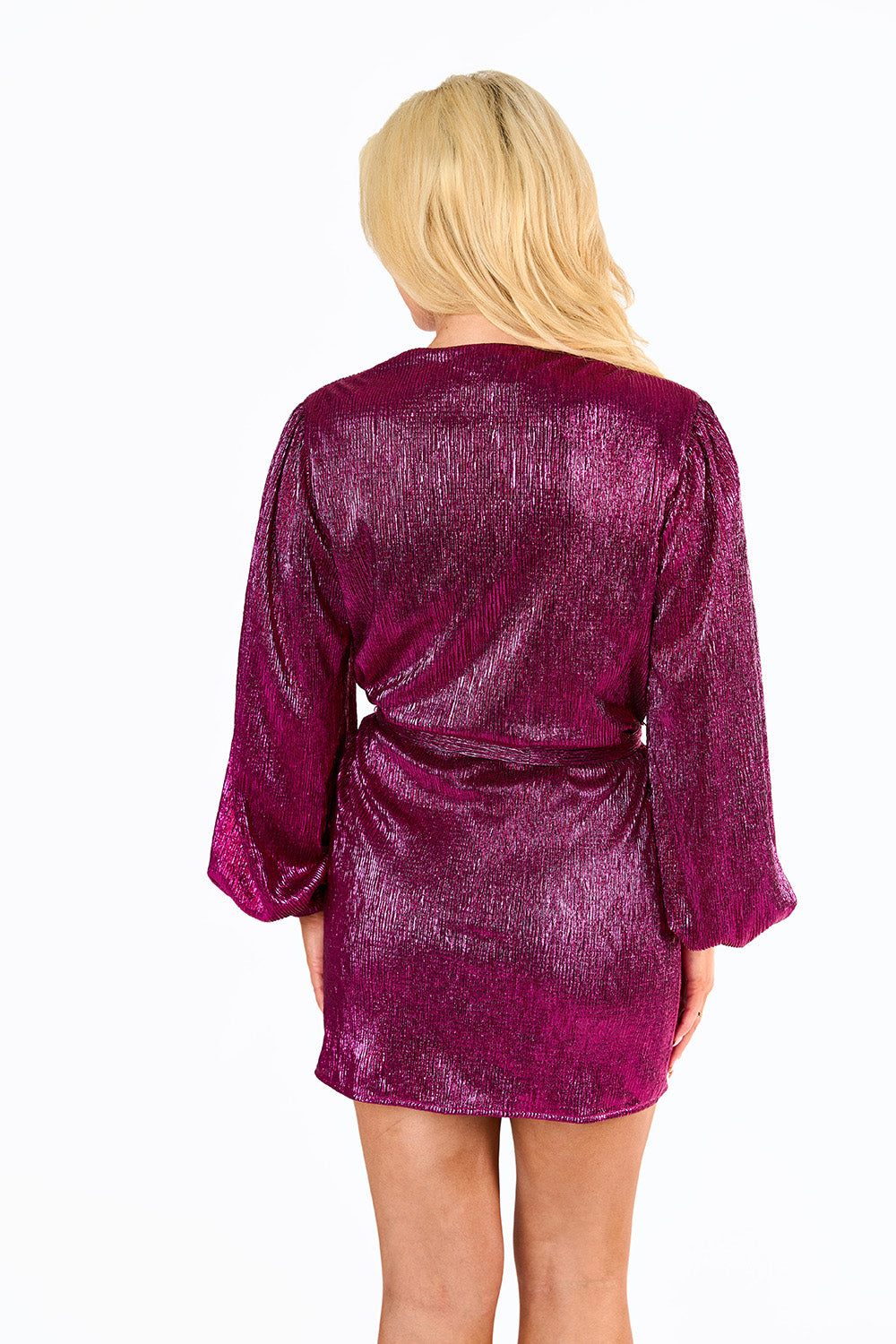 BuddyLove Adeline Sequin Wrap Dress - Feelin Fine