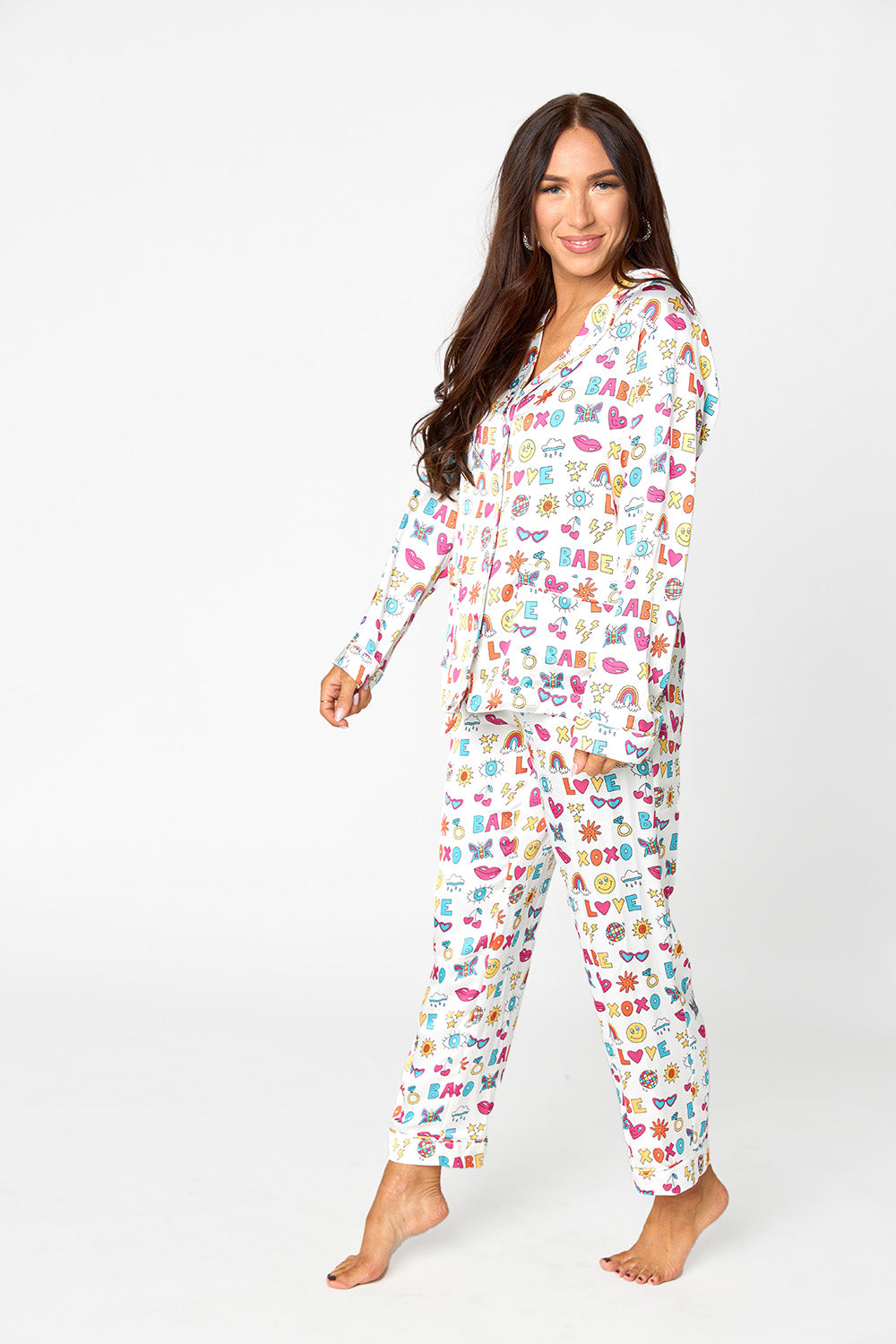 BuddyLove Ripley Pajama Set - Doodles