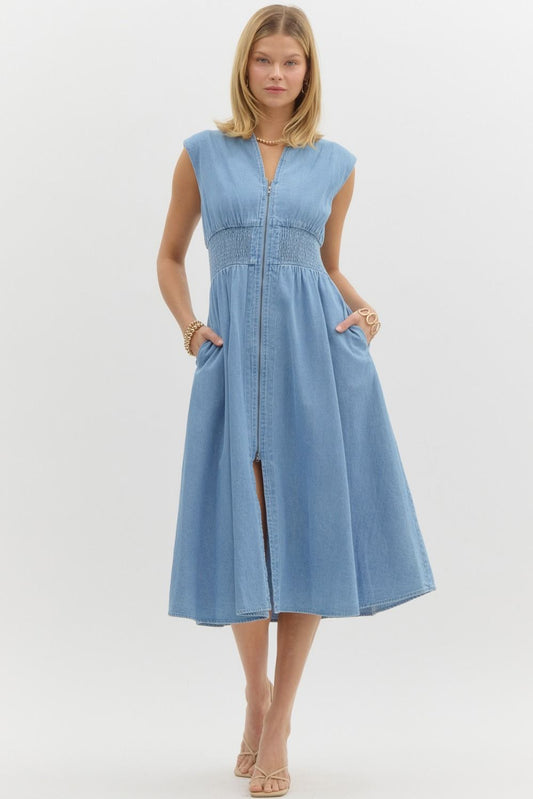 Rebecca Chambray Dress