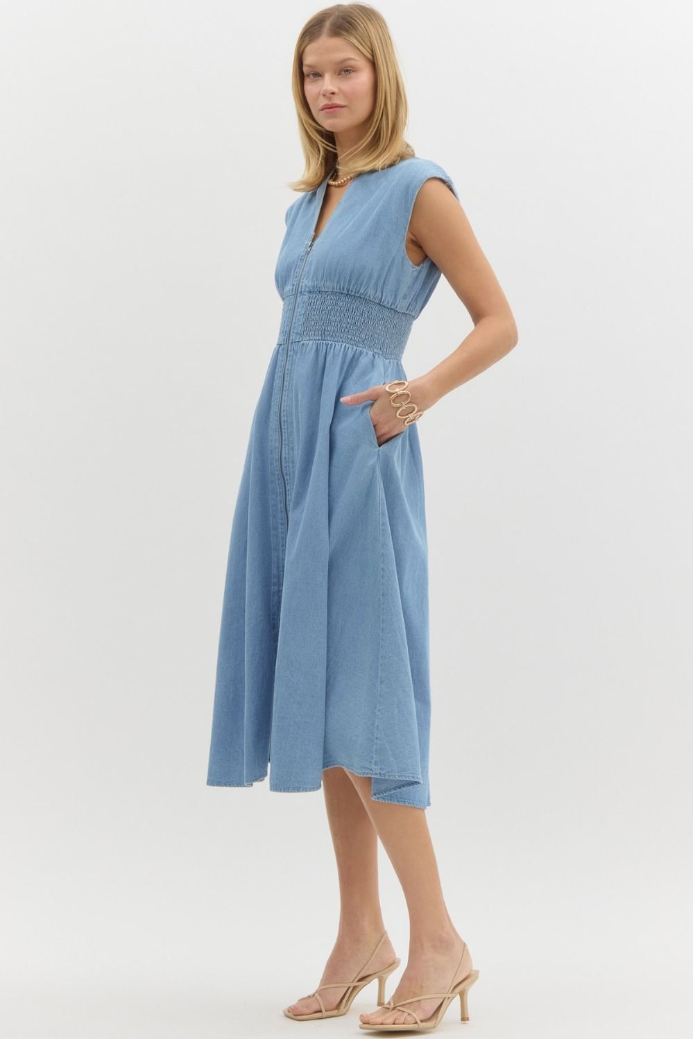 Rebecca Chambray Dress