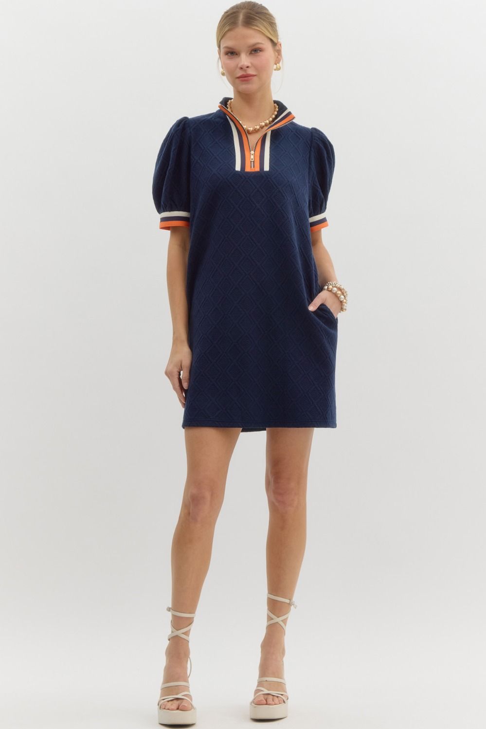 Ashley Sporty Stripe Dress