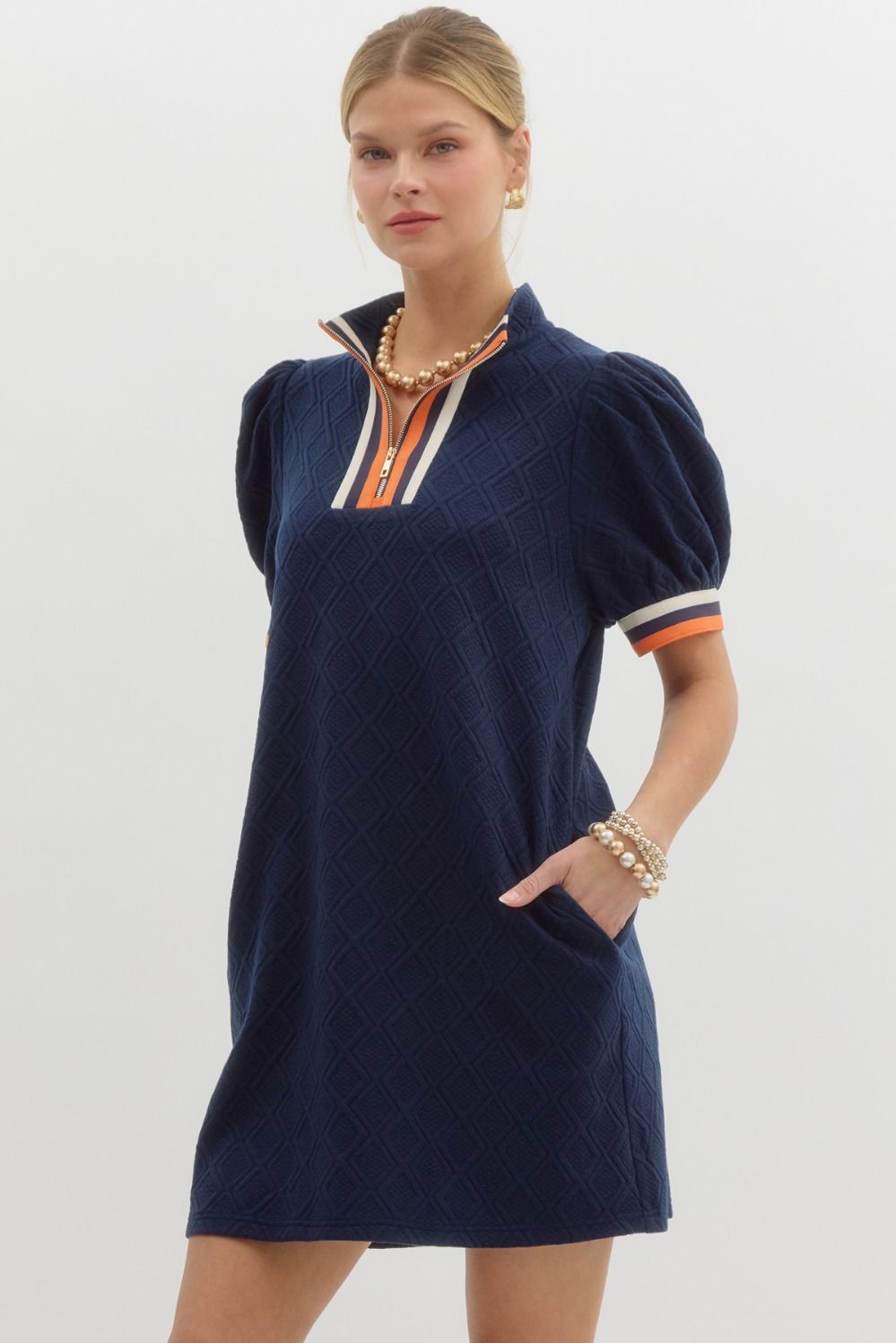 Ashley Sporty Stripe Dress