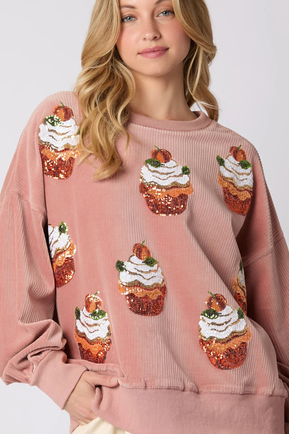 Sweet Pumpkin Cupcake Sweater