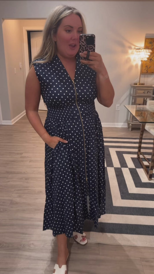 Rebecca Polka Dot Dress